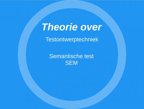 Opleiding semantische testontwerptechniek